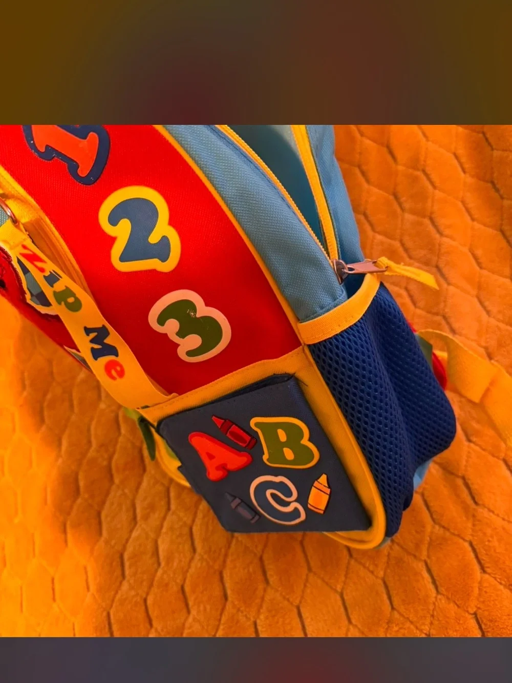 Sesame Street Elmo Learning Backpack - Blue, Red, Yellow, Green